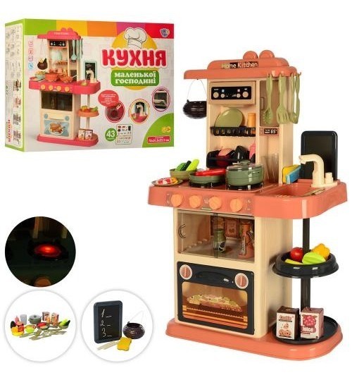 

Кухня Limo Toy M 4426 I UA, Мойка, Плита, Муз-Зв(Укр), Свет, Духовка, Посуда 42 пр., 48-35,5-13,5 см