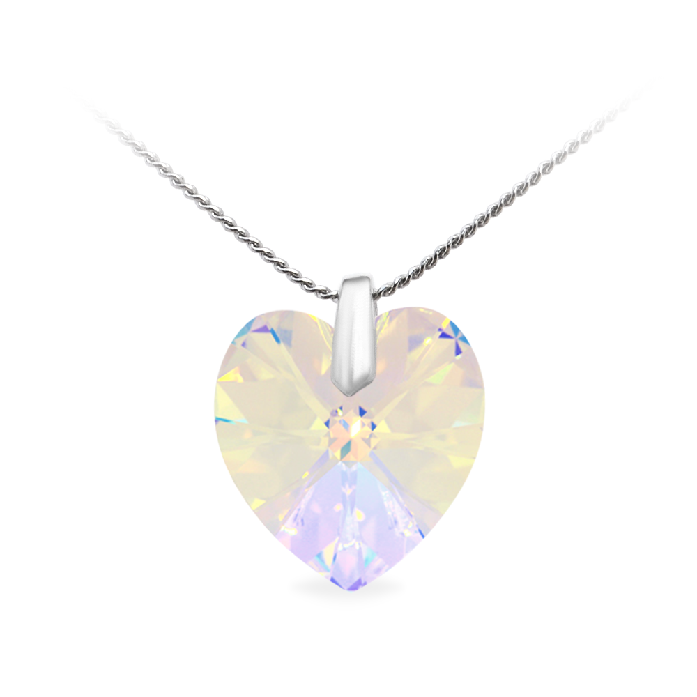 

Кулон c цепочкой KOBI Heart со Swarovski 18 мм модели 7430-9241-16