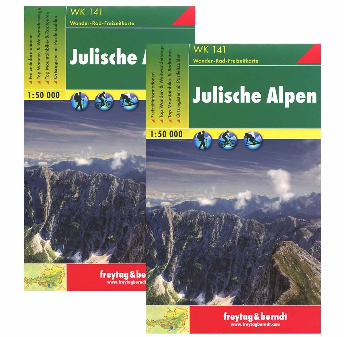 

Julische Alpen. Wander-Rad-Freizeitkarte