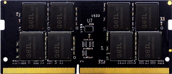

Оперативная память GeIL SODIMM DDR4-2666 8192MB PC4-21300 (GS48GB2666C19SC)