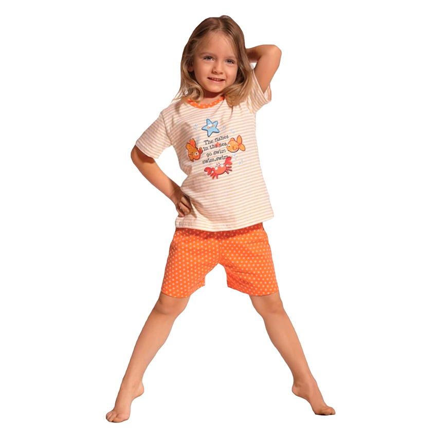 

Комплект домашний для девочки CORNETTE 98-104 ORANGE (787/30 Swim)