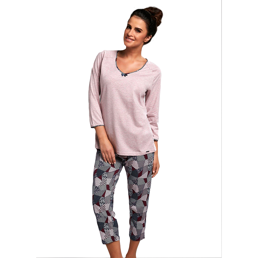 

Комплект домашний женский CORNETTE XXL PINK-NAVY BLUE (162/176 Suzie)