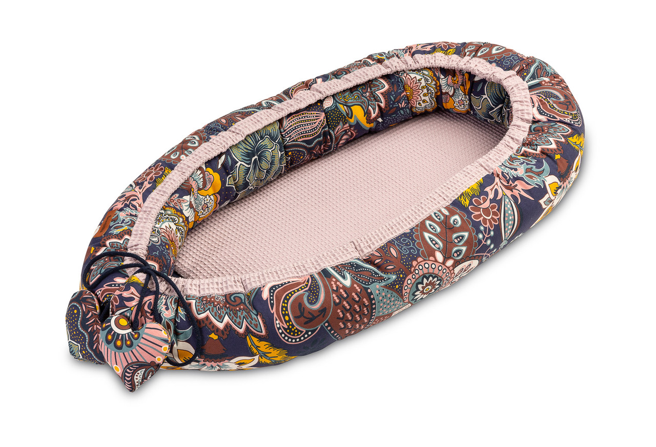 

Кокон-гнездышко для новорожденного Sensillo Wafel Boho Brudny Roz