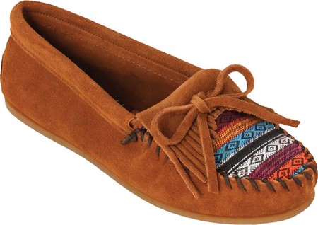 

Женские мокасины Minnetonka Kilty Hardsole Driving Moc Brown Suede/Arizona Fabric Suede 37.5