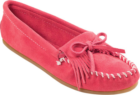 

Женские мокасины Minnetonka Kilty Hardsole Driving Moc Hot Pink Suede 38.5