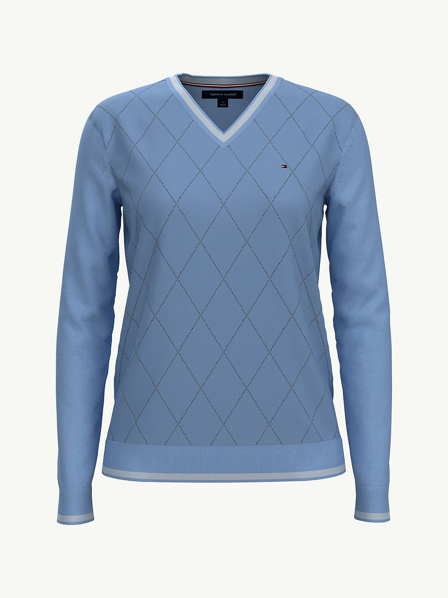 

Свитер женский - свитер Tommy Hilfiger TH1364W XS Ярко-голубой
