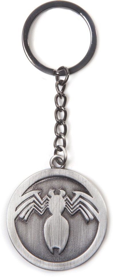 

Брелок Difuzed Marvel Comics - Человек-паук - Веном Spider-man Venom Logo Metal (KE101437MAR)