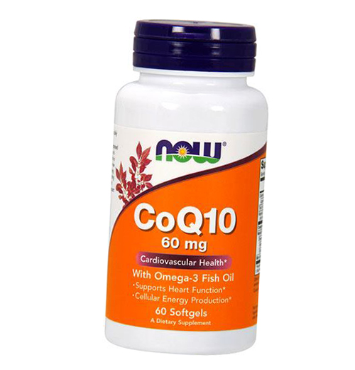 

Антиоксидант Now Foods CoQ10 60 with Omega 3 60гелкапс (70128026)