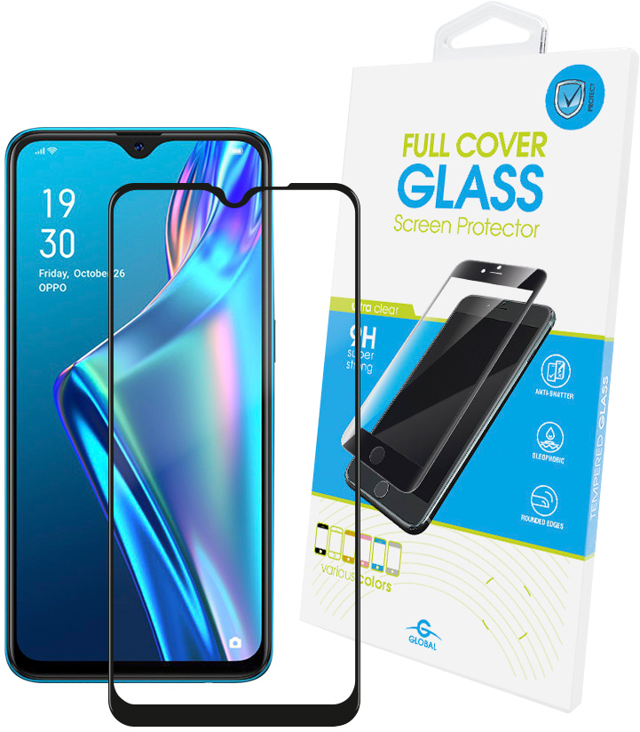 

Защитное стекло Global Full Glue для Oppo A12 Black