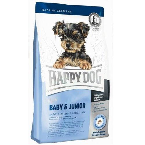 

Сухой корм HAPPY DOG Mini Baby&Junior для щенков малых пород, 4 кг
