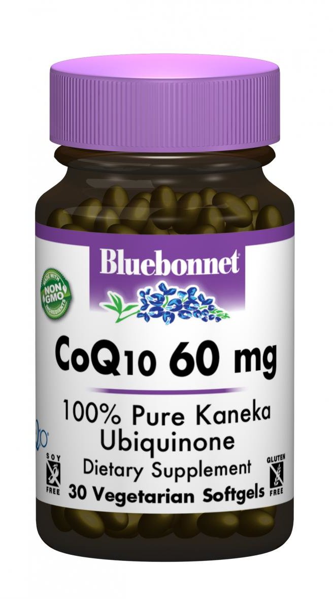 

Натуральные добавки Bluebonnet Nutrition CoQ10 60 mg 30 caps