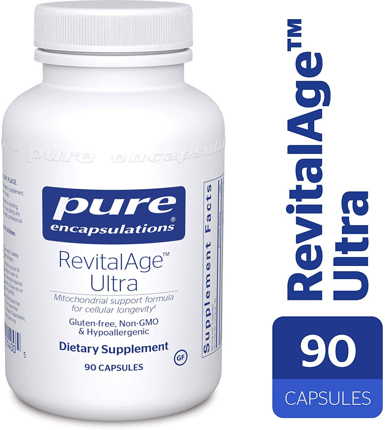 

Pure Encapsulations RevitalAge Ultra 90 caps Антиоксидантно-митохондриальная формула