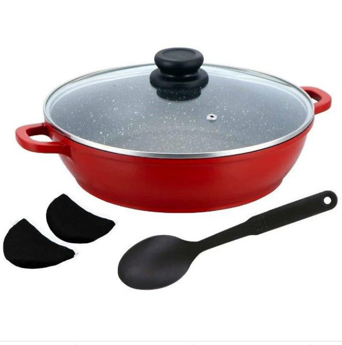 

Сотейник 28 см Rainstahl RS-5800-28-red