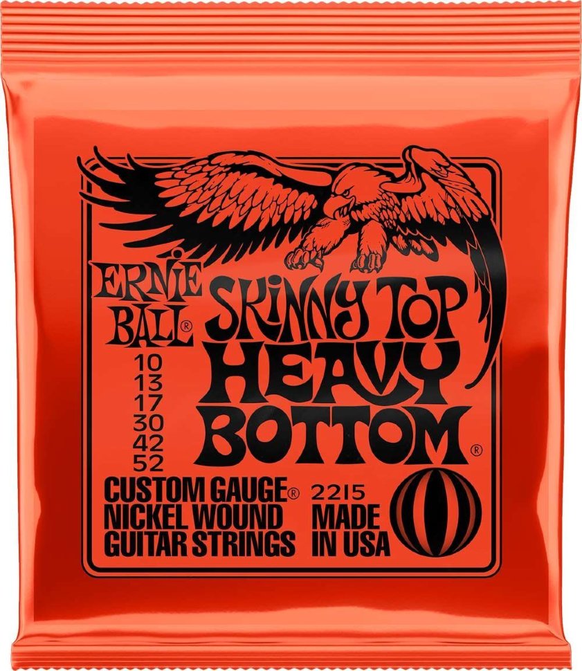 

Струны для электрогитары Ernie Ball 2215 Skinny Top Heavy Bottom Nickel Wound 10/52