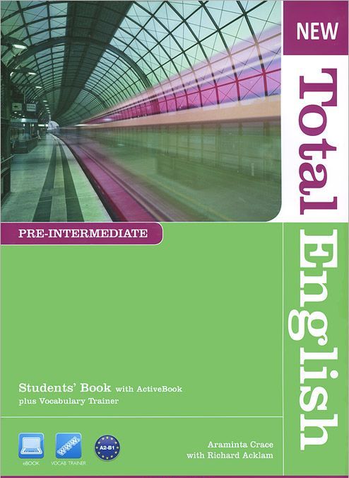 

New Total English: Pre-Intermediate: Students` Book with Active Book and Mylab Pack (+ CD)