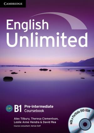 

English Unlimited Pre-intermediate Coursebook (With e-Portfolio DVD-Rom)