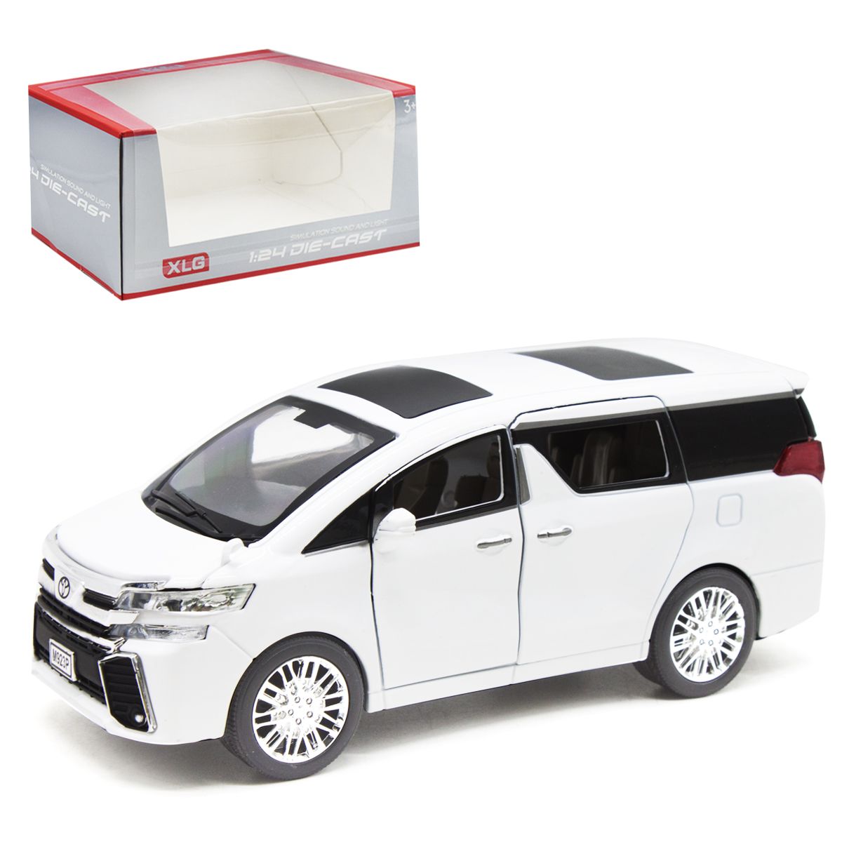 

Машинка Toyota Alphard белый MiC (М923Р-1) (153429)