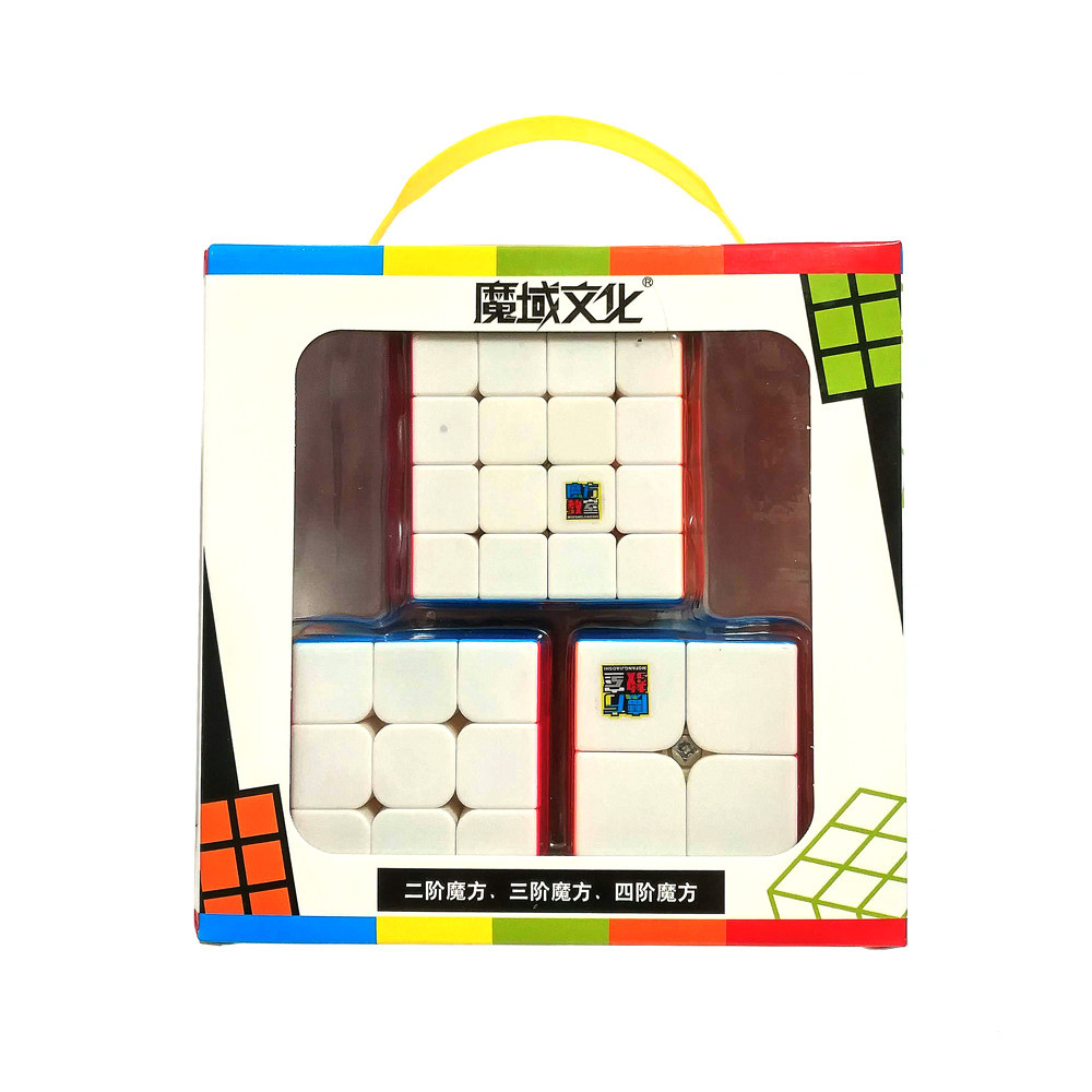 

Набір кольорових кубиків Набір MoYu Cubing Classroom mini (2-3-4), в коробці
