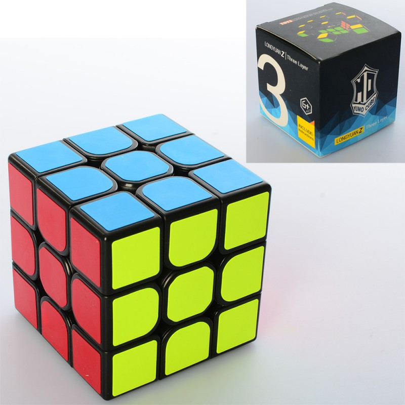 

Кубик QingHong YumoCube 3x3, Чорний пластик, в коробці