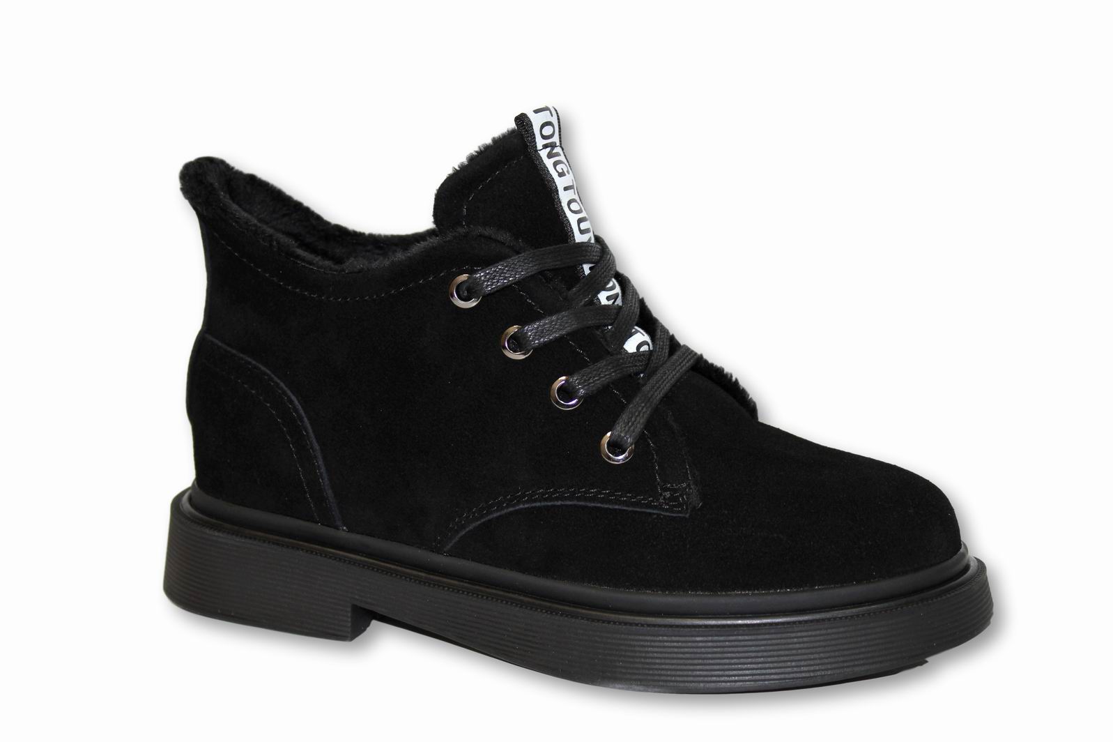 

Женские зимние черные замшевые ботинки SP.Lion Черный 67353 40