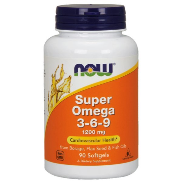 

Жирные кислоты Now Foods Super Omega 3-6-9 (90 капсул)