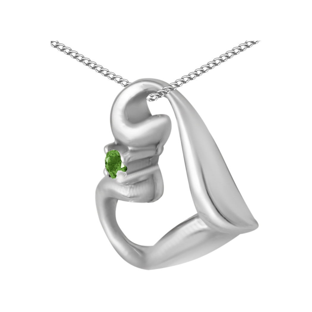 

Кулон из серебра с кубическим цирконием Twiddle Jewelry 0.52 г (П123з)