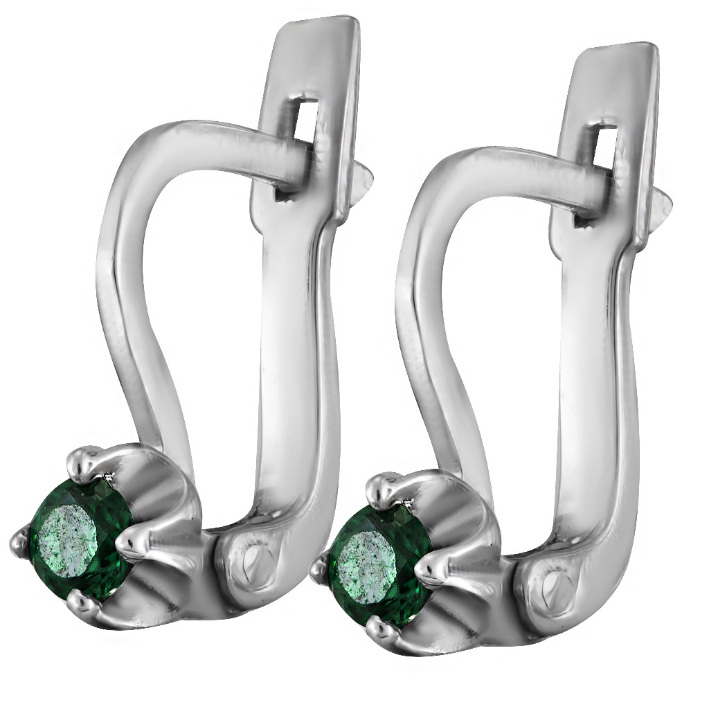 

Серьги из серебра с кубическим цирконием Twiddle Jewelry 0.82 г (С005з)
