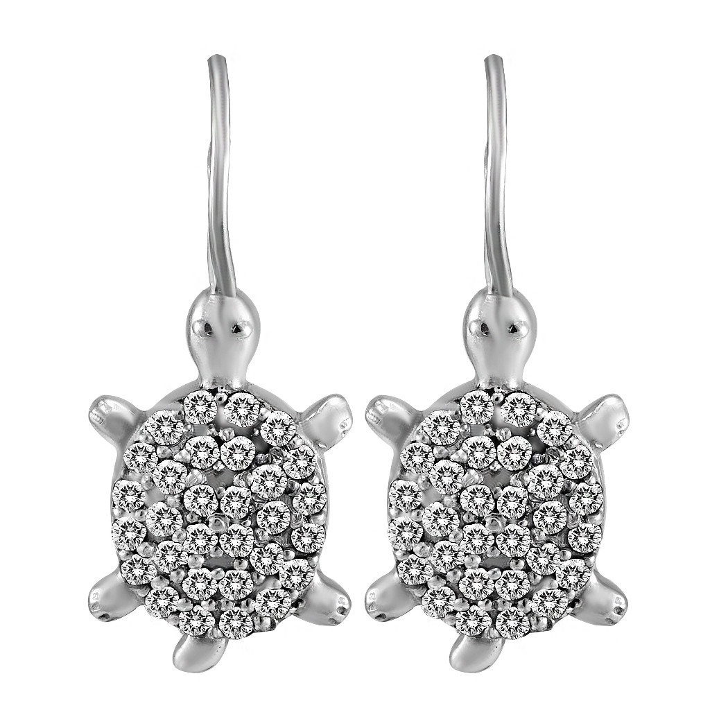 

Серьги Twiddle jewelry с кубическим цирконием 2.82 г (С061)