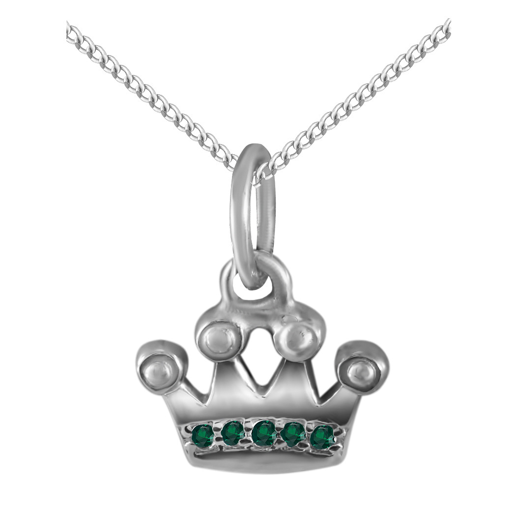 

Кулон из серебра с кубическими циркониями Twiddle Jewelry Зеленый 1.13 г (П126з)