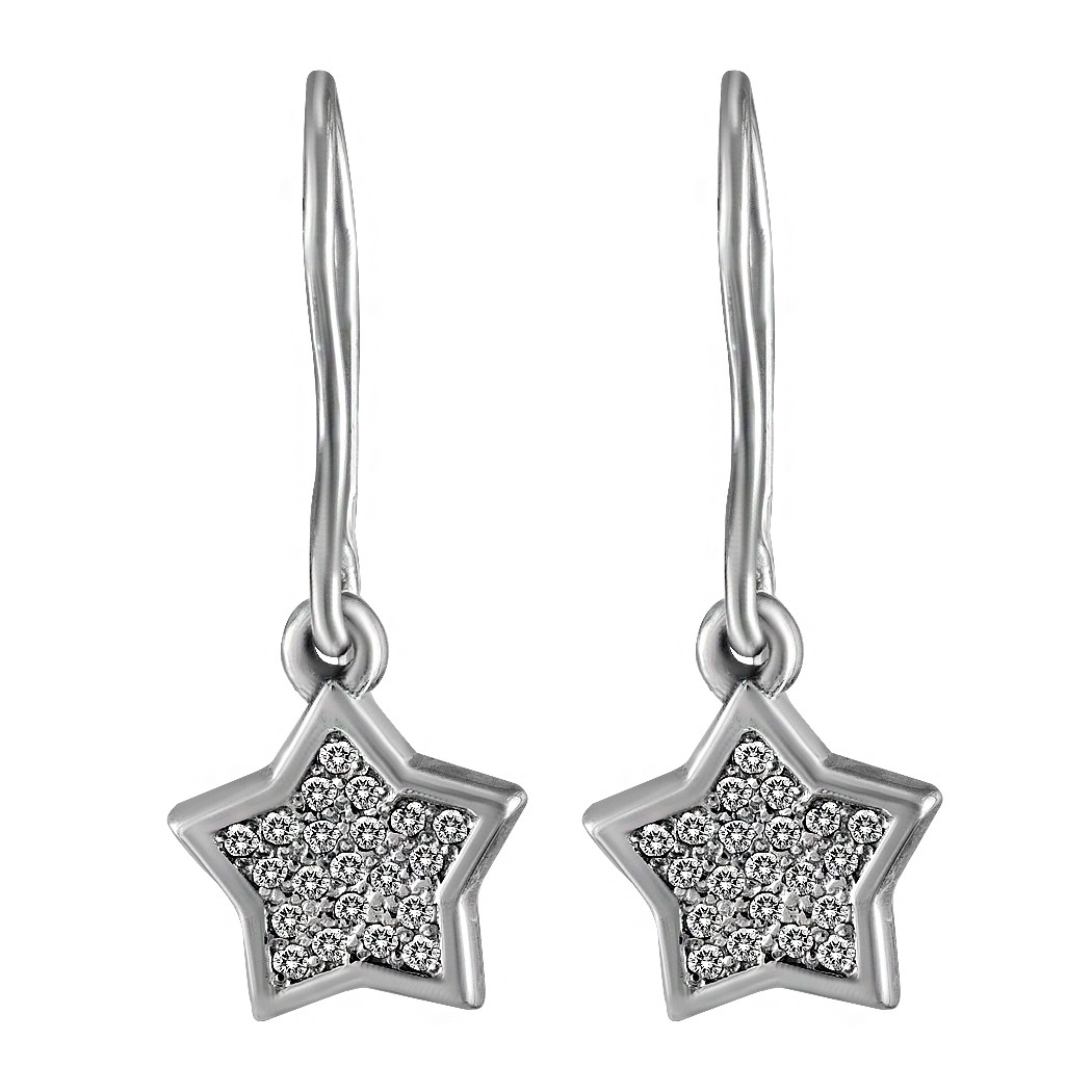 

Серьги Twiddle jewelry с кубическим цирконием 2.57 г (С054)