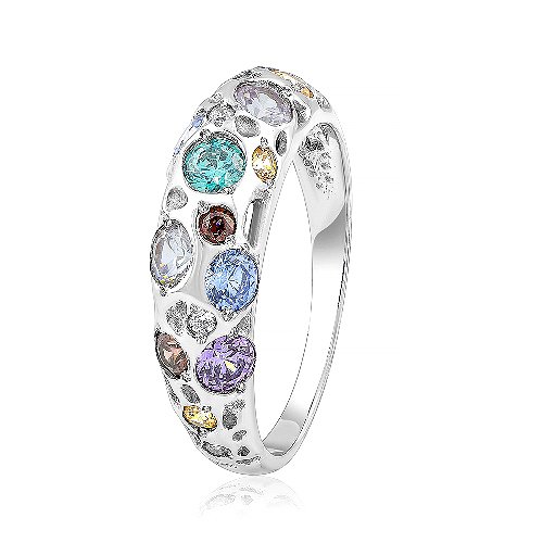 

Кольцо из белого золота с Swarovski Zirconia 311778, размер 16.5