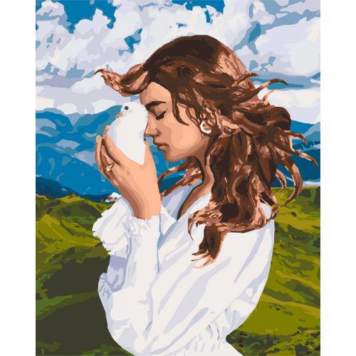 

Картина по номерам "Девичьи мысли" КНО4626 Идейка (TC114845)