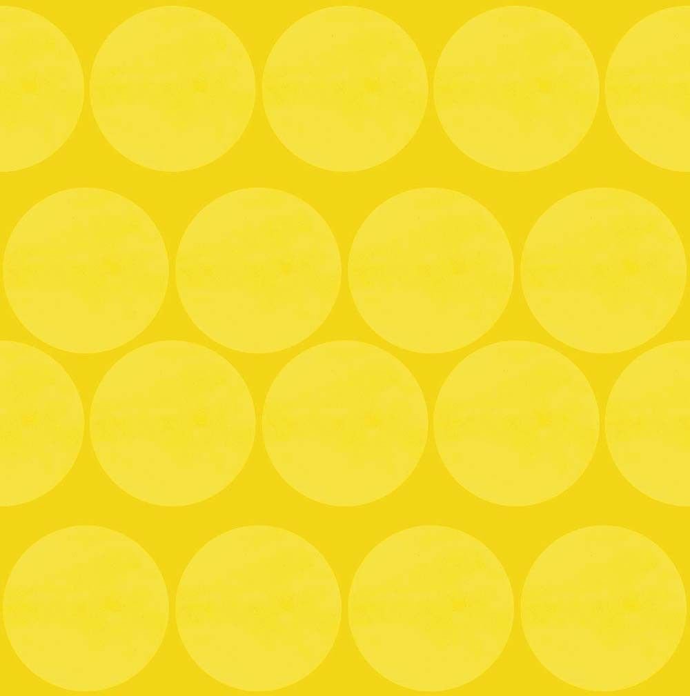 

Виниловые обои на флизилиновой основе Limonta Play 96902 желтый обои с кружочками