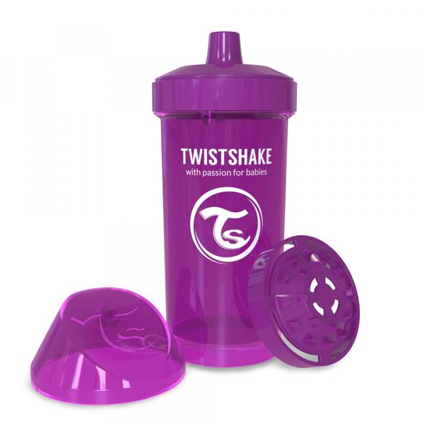 

Детская чашка Twistshake 360мл 12+мес Фиолетовая (78072) (24905)