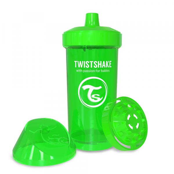 

Детская чашка Twistshake 360мл 12+мес Зеленая (78071) (24904)