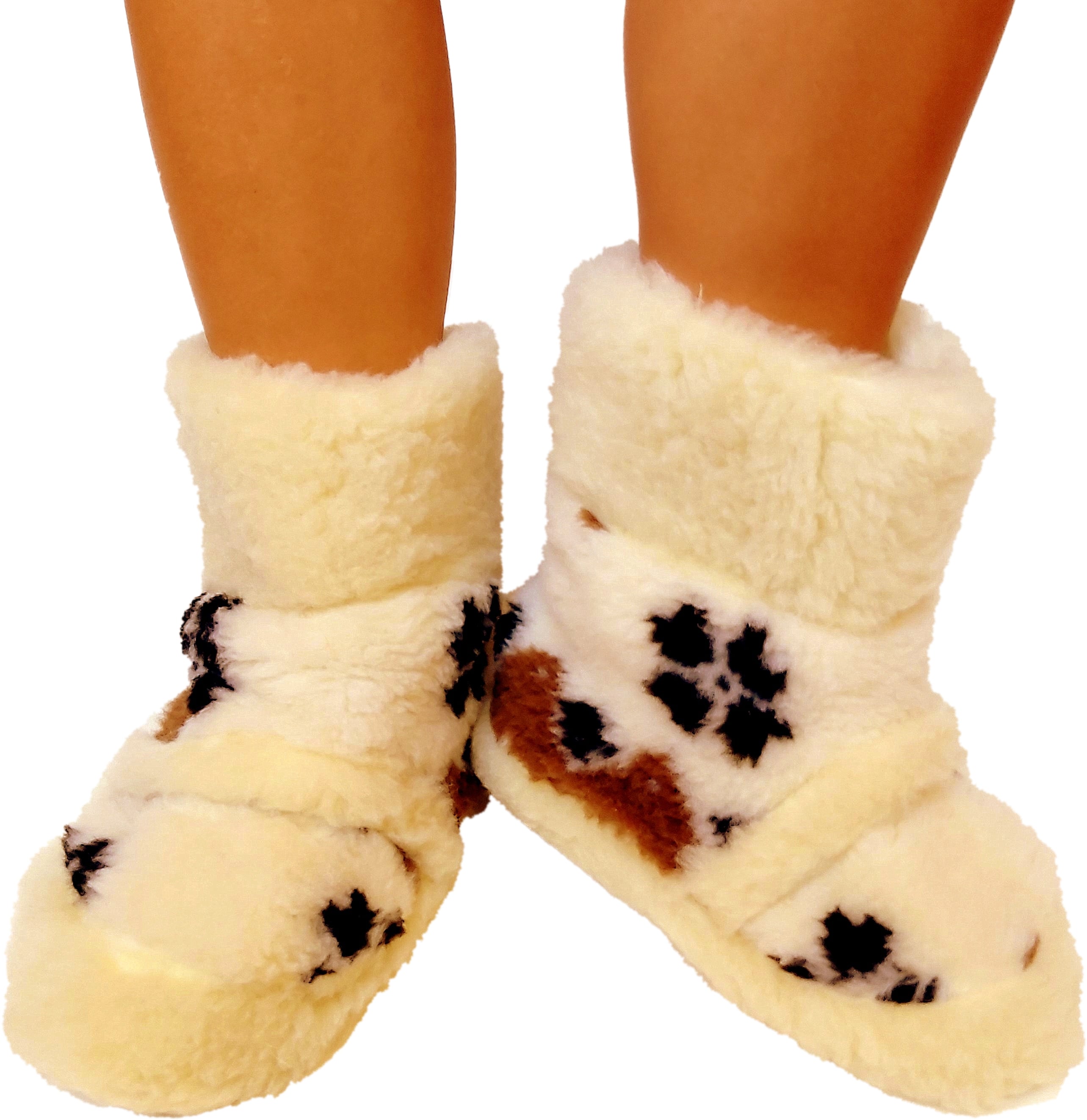 

Домашние тапочки валенки из овчины (Эко-мех) Sheepskin Орнамент Размер 37-38 (24-25 см) (202-2-T)