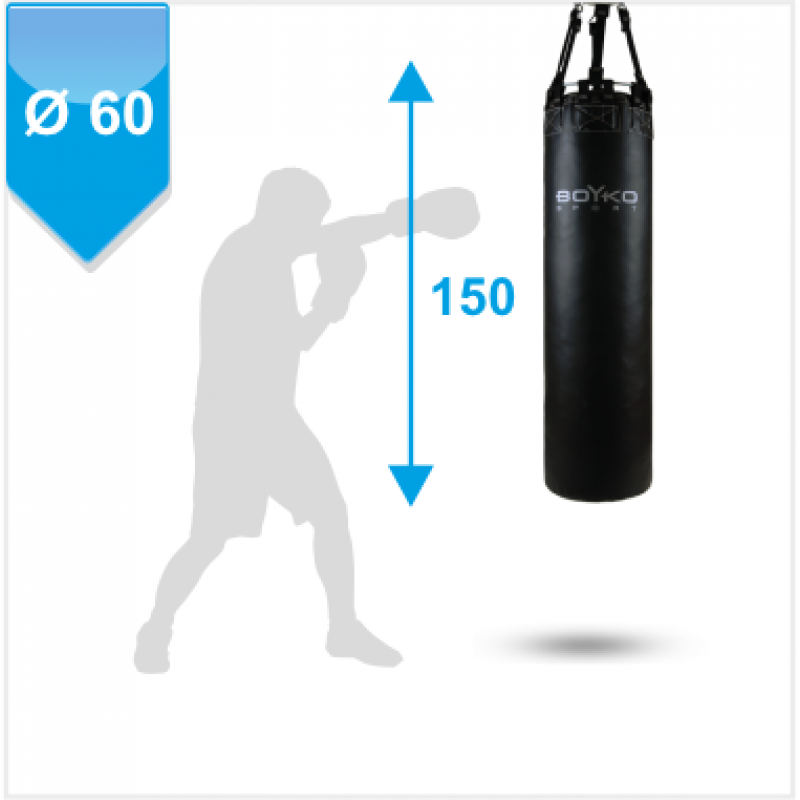 

Мешок боксерский Boyko-Sport цилиндрический 150х60см, код: bs0412603305-BK