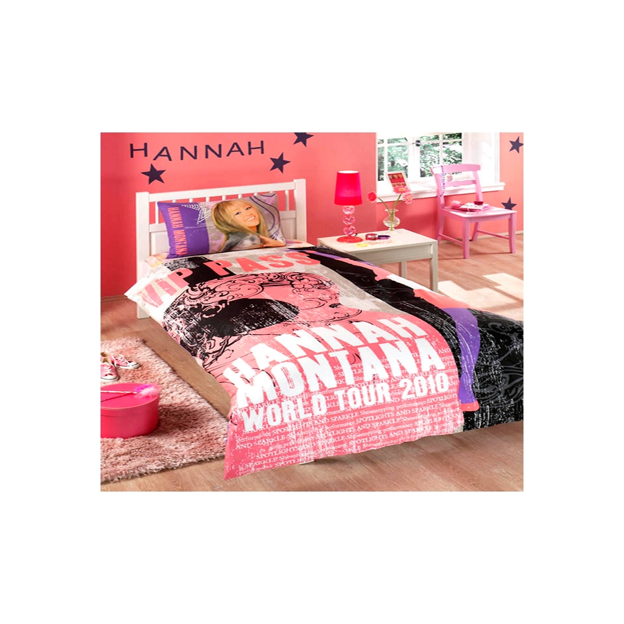 

Постельное белье Tac Disney - Hannah Montana Star 160*220 подростковое