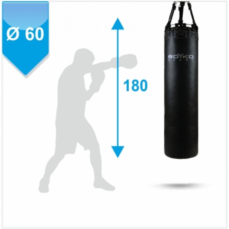 

Мешок боксерский цилиндрический Boyko-Sport 1800х600 мм, код: bs0412601306-BK