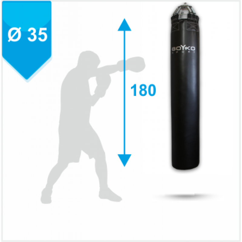 

Мешок боксерский цилиндрический Boyko-Sport 1800х350 мм, код: bs0412351206-BK