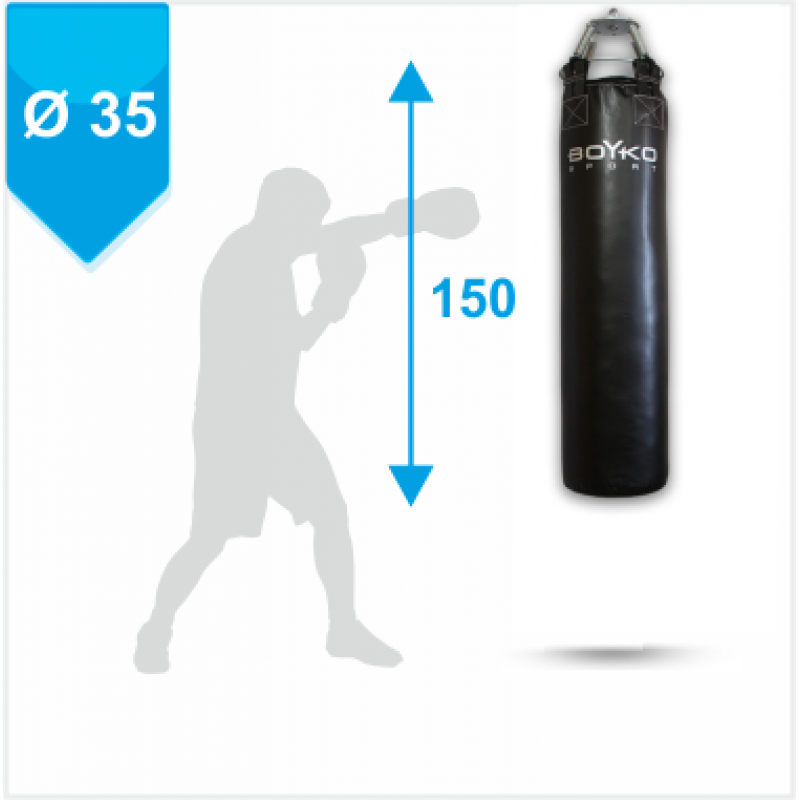 

Мешок боксерский цилиндрический Boyko-Sport 1500х350 мм, код: bs0412351205-BK