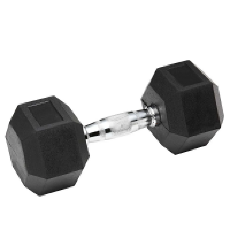 

Гантель обрезиненная Spart Rubber Hexagon Dumbbell 25 кг, код: DB6101 - 25 кг