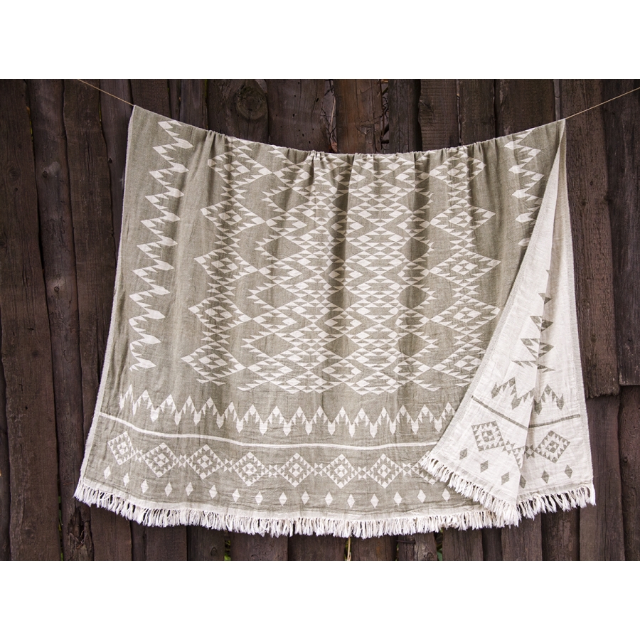 

Покрывало Barine - Kilim Throw Khaki 130*170 хаки
