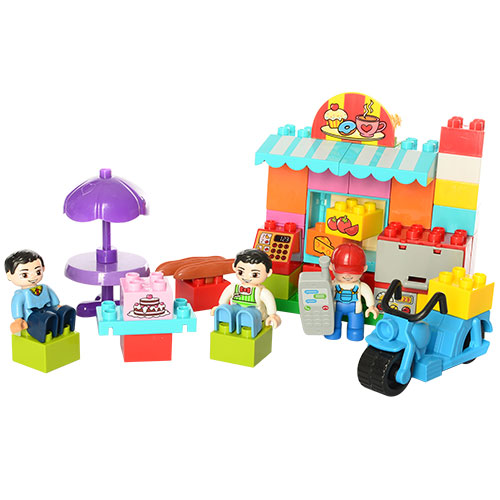 

Конструктор для малюків JDLT 5298 Кавовий кіоск