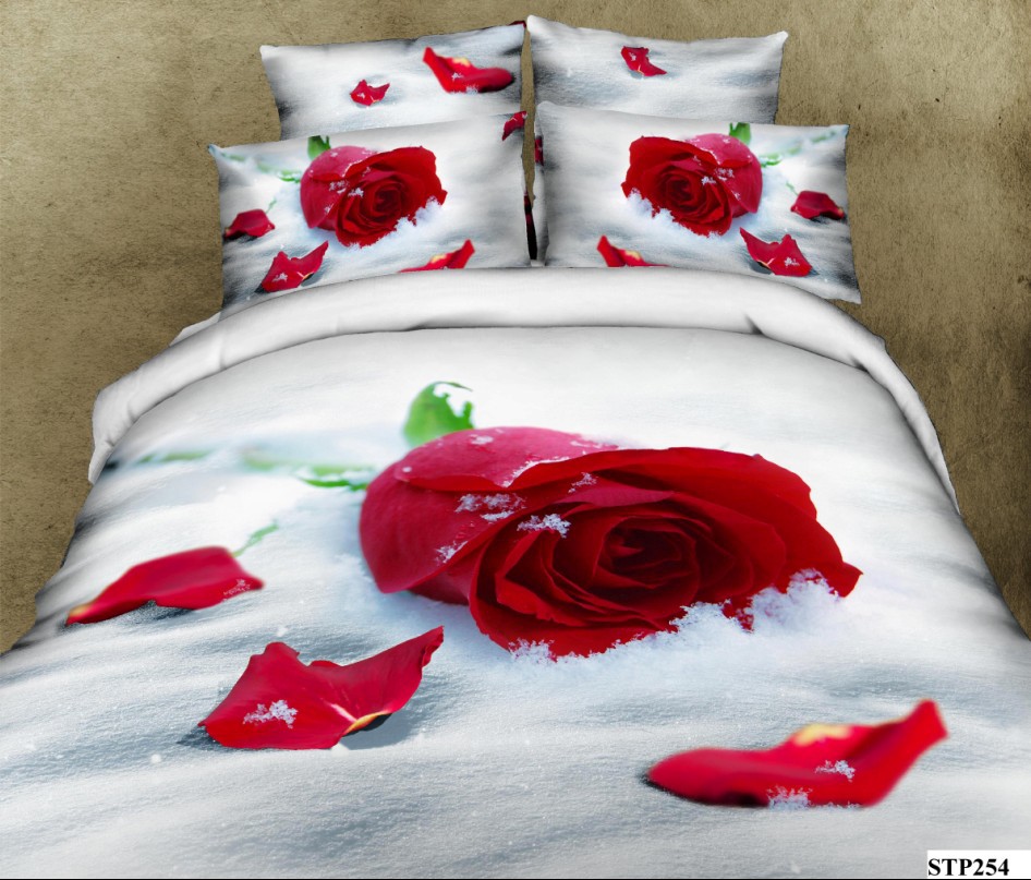 

Постельное белье семейное сатин Love You белое 160х220 см (0257)