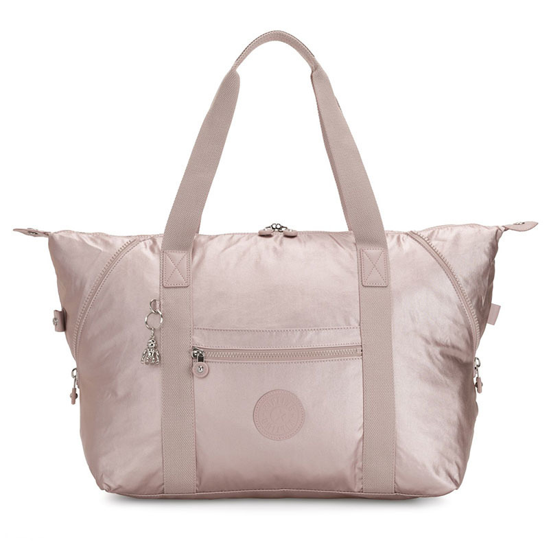 

Женская сумка Kipling Basic Plus Art M Metallic Rose 26л