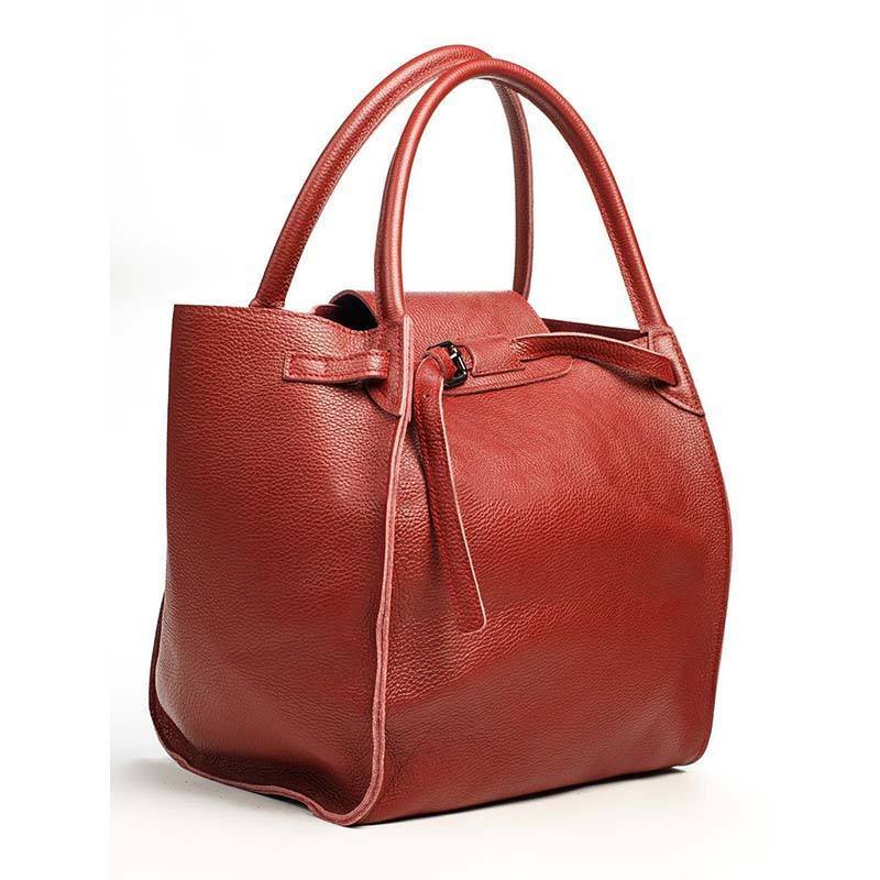 

Женская кожаная сумка Italian Bags Бордовый