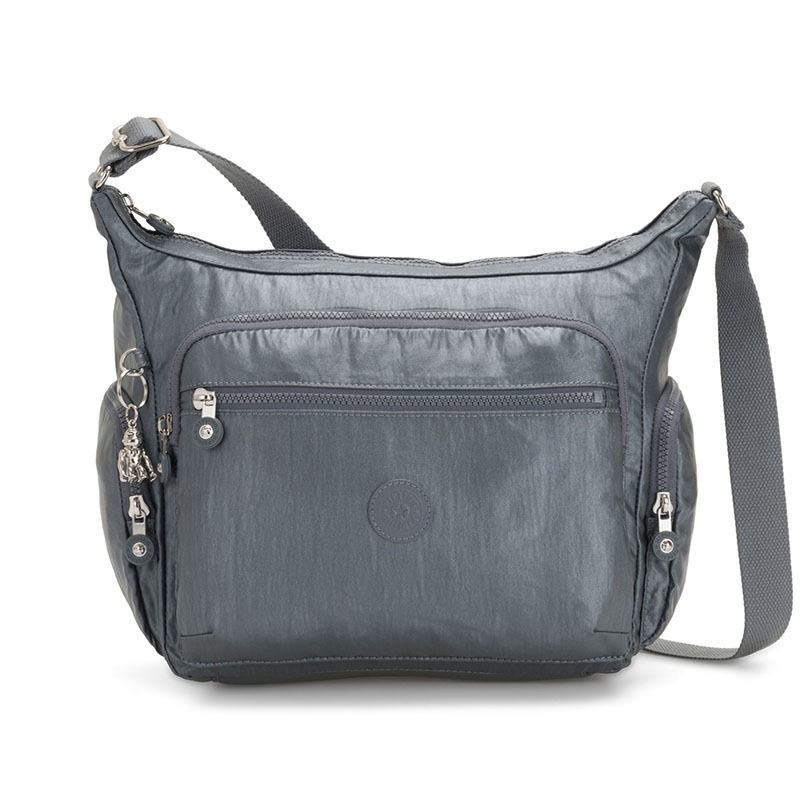 

Женская сумка Kipling Basic Plus Gabbie Steel Gr Metal 12л