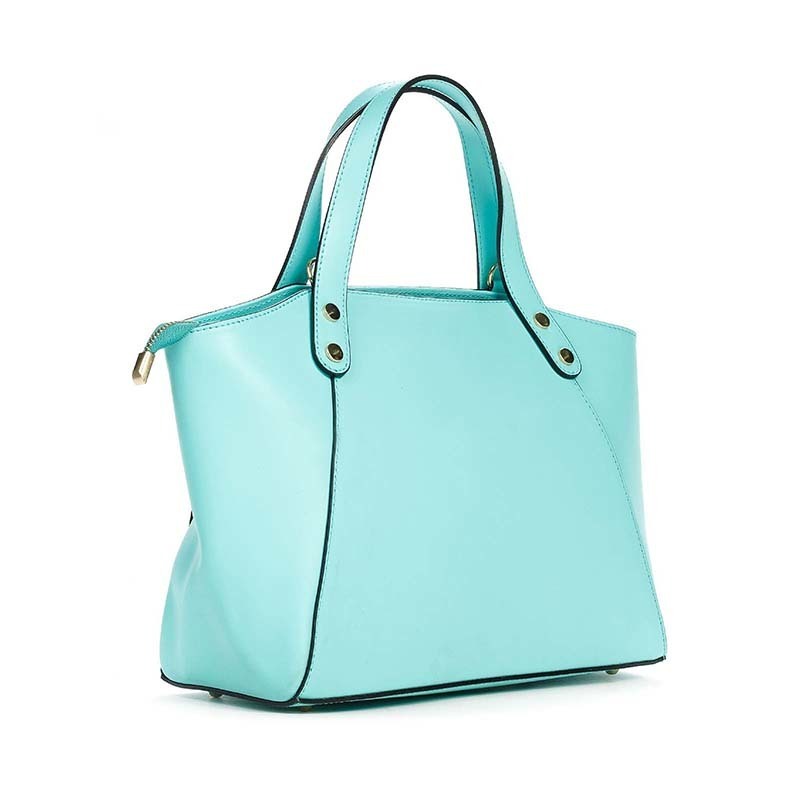 

Женская кожаная сумка Italian Bags Мятный