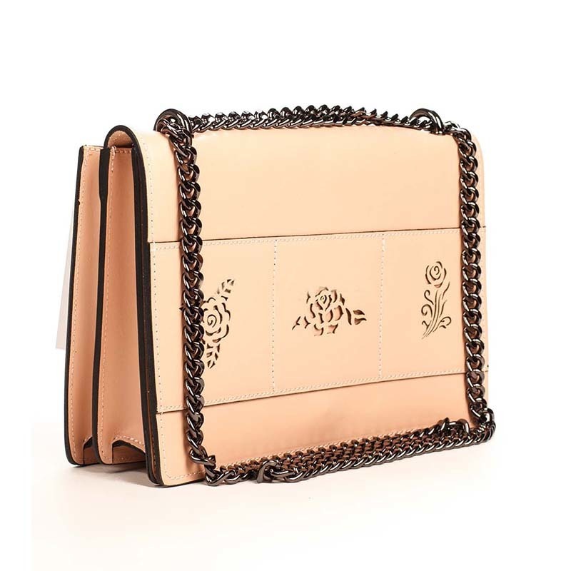 

Кожаный клатч Italian Bags Розовый